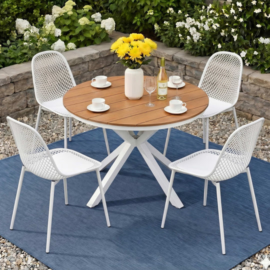 Gardeon 5 Piece Outdoor Dining Set Patio Furniture