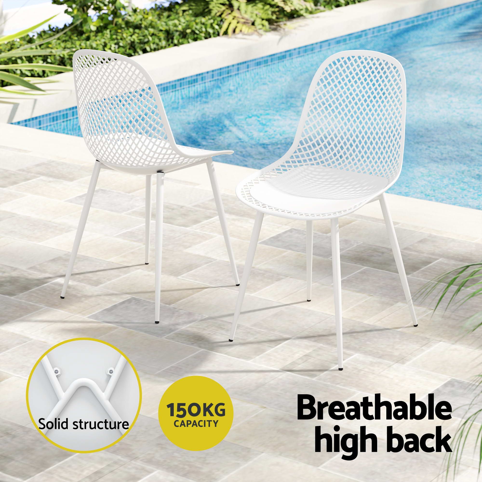 Gardeon 5 Piece Outdoor Dining Set Patio Furniture | Simpledeals