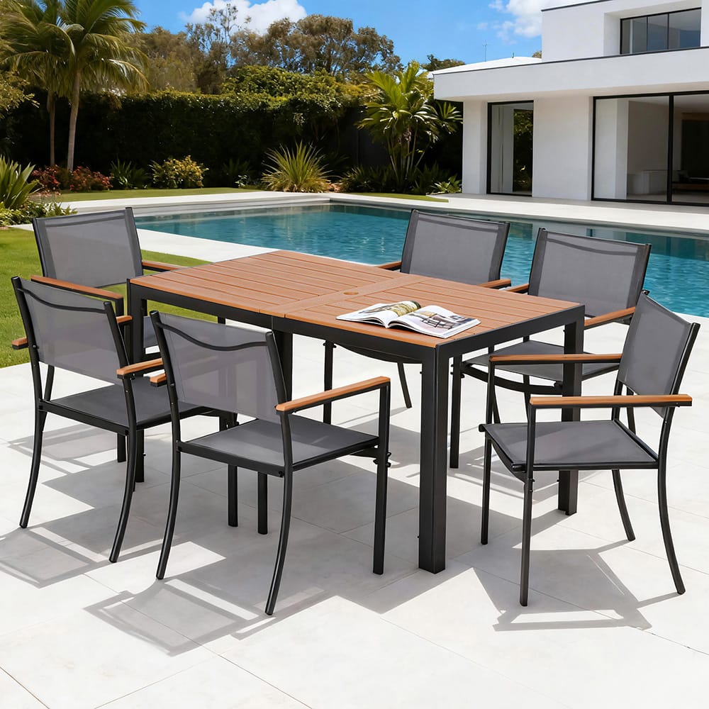 Outdoor Dining Set Table 55x57x84.5cm