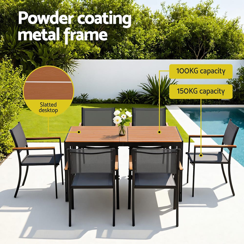 Outdoor Dining Set Table 55x57x84.5cm