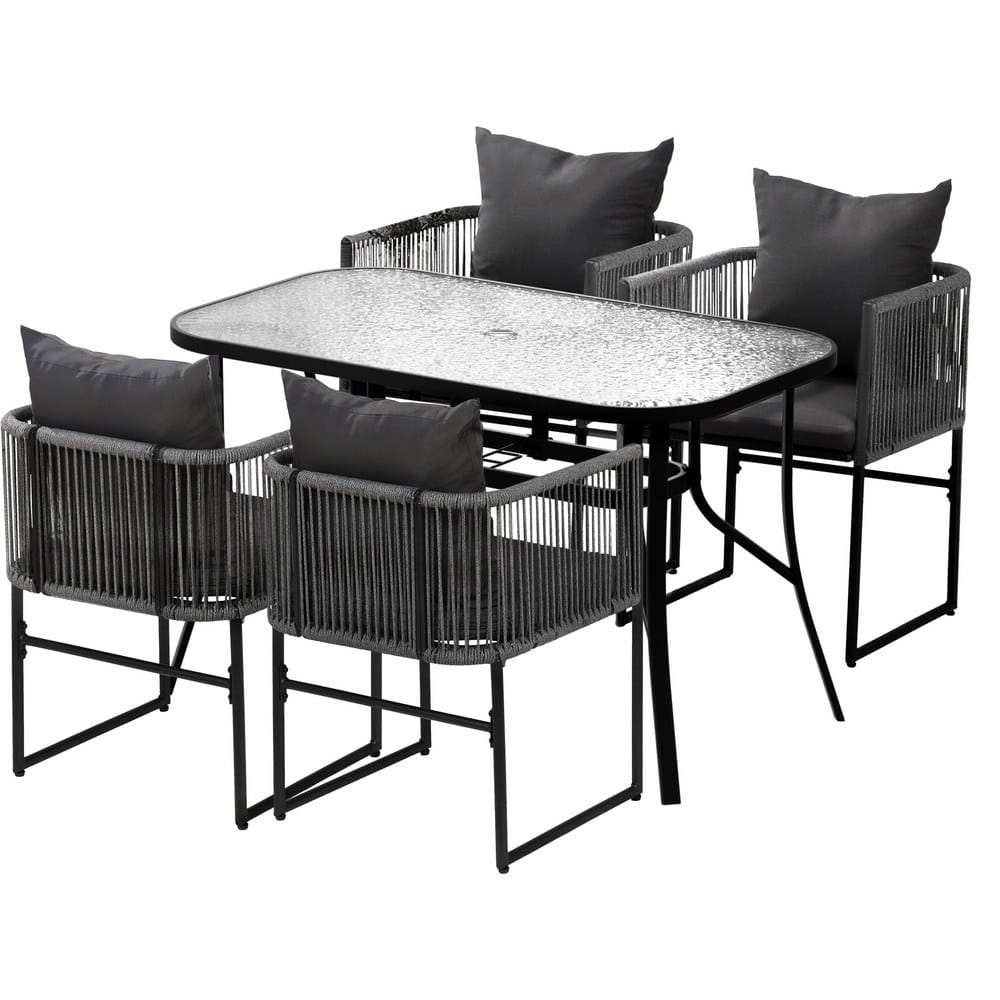Outdoor Dining Set Table 47x70cm