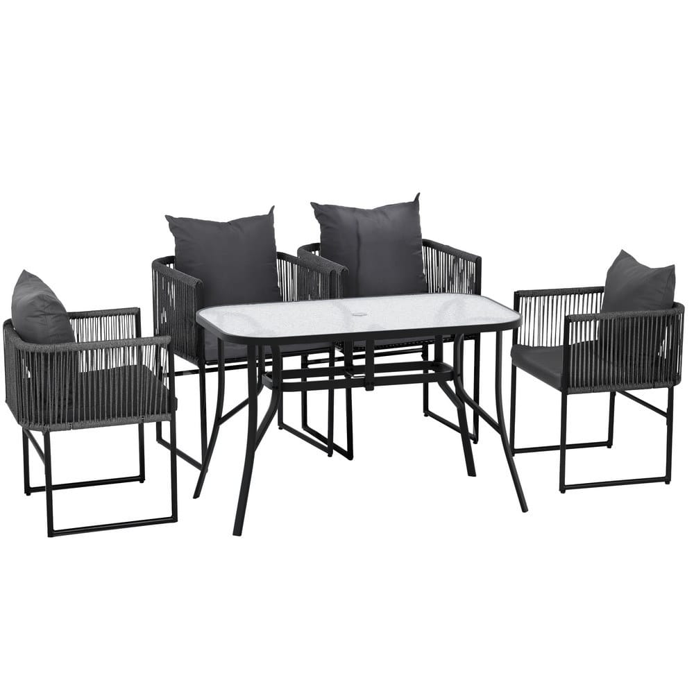Outdoor Dining Set Table 47x70cm