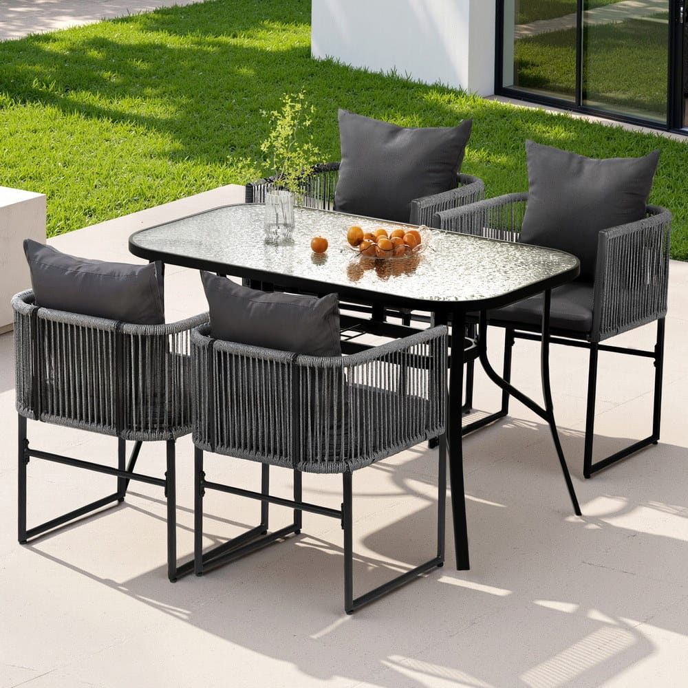 Outdoor Dining Set Table 47x70cm