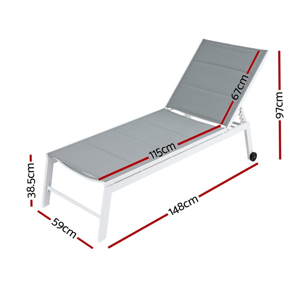 King Size Outdoor Chaise Lounge