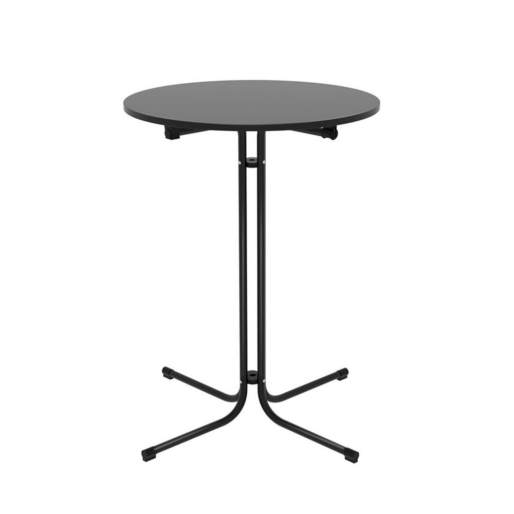 Black table 88x88x109cm, detail