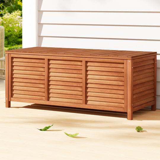 Outoor Fir Wooden Storage Bench