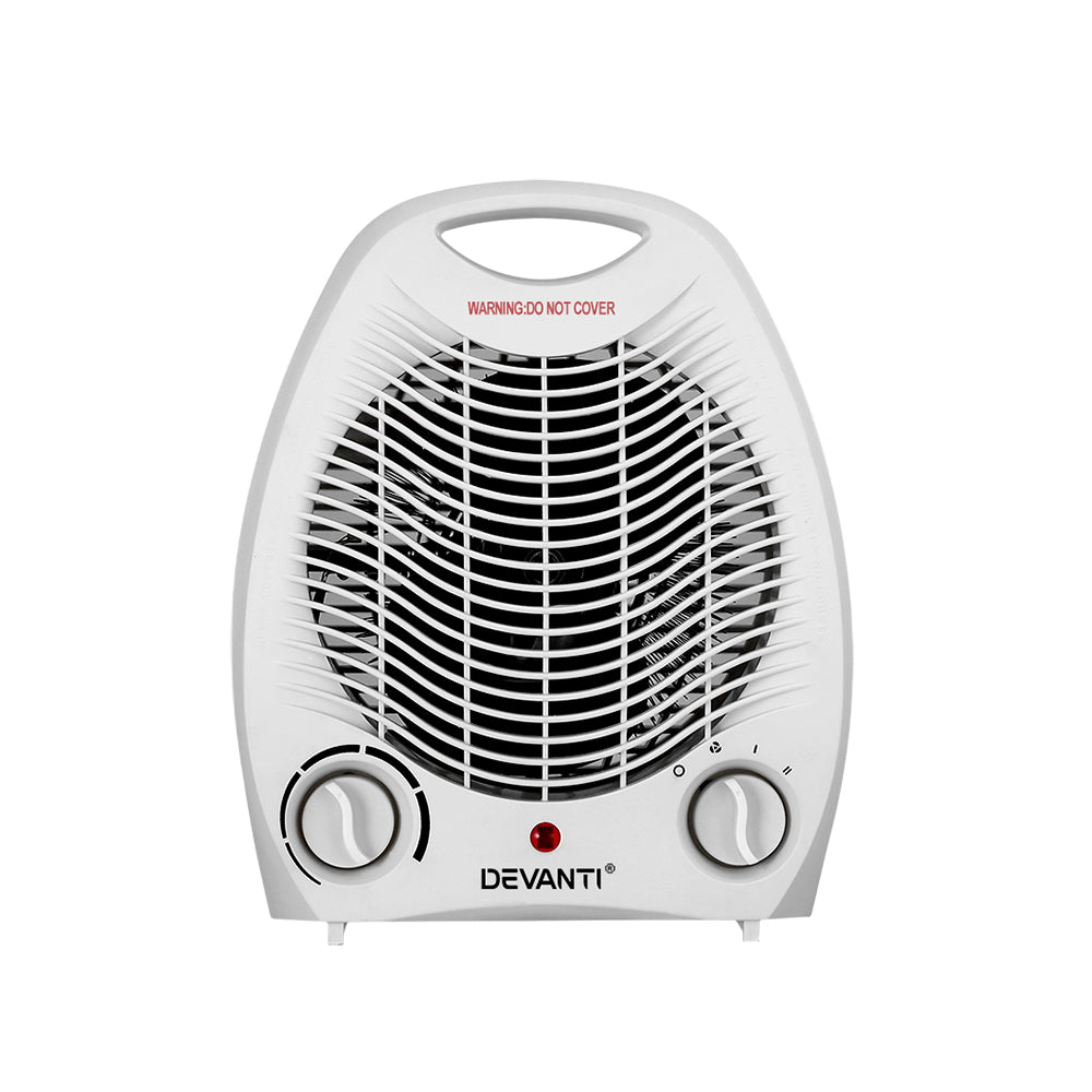 Devanti Portable Room Office - Electric Fan Heater 2000W