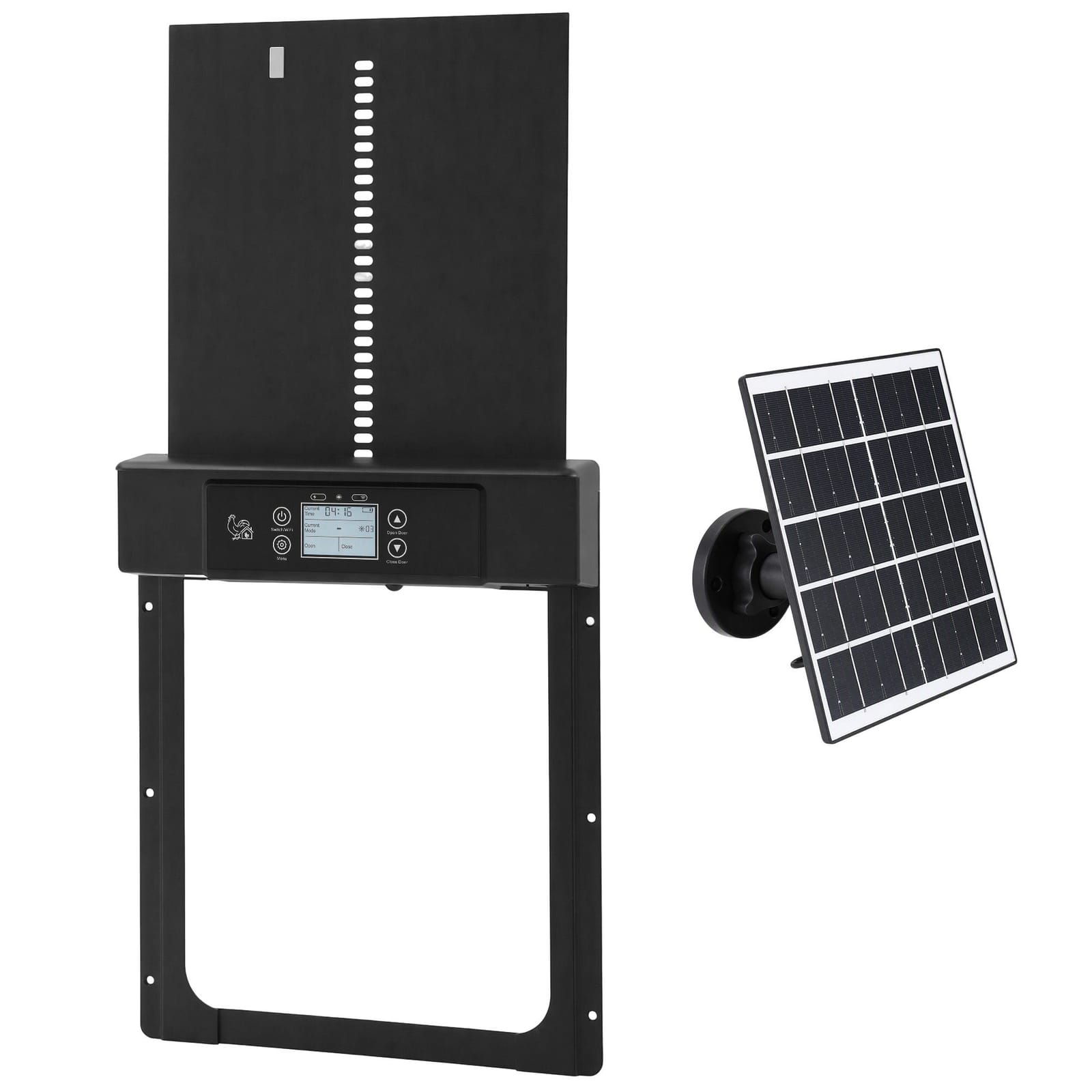 Automatic Chicken Coop Door Solar Powered 37x5x30.5cm