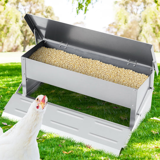 Chicken Feeder 5Kg Automatic Auto - Giantz Chook Poultry Treadle