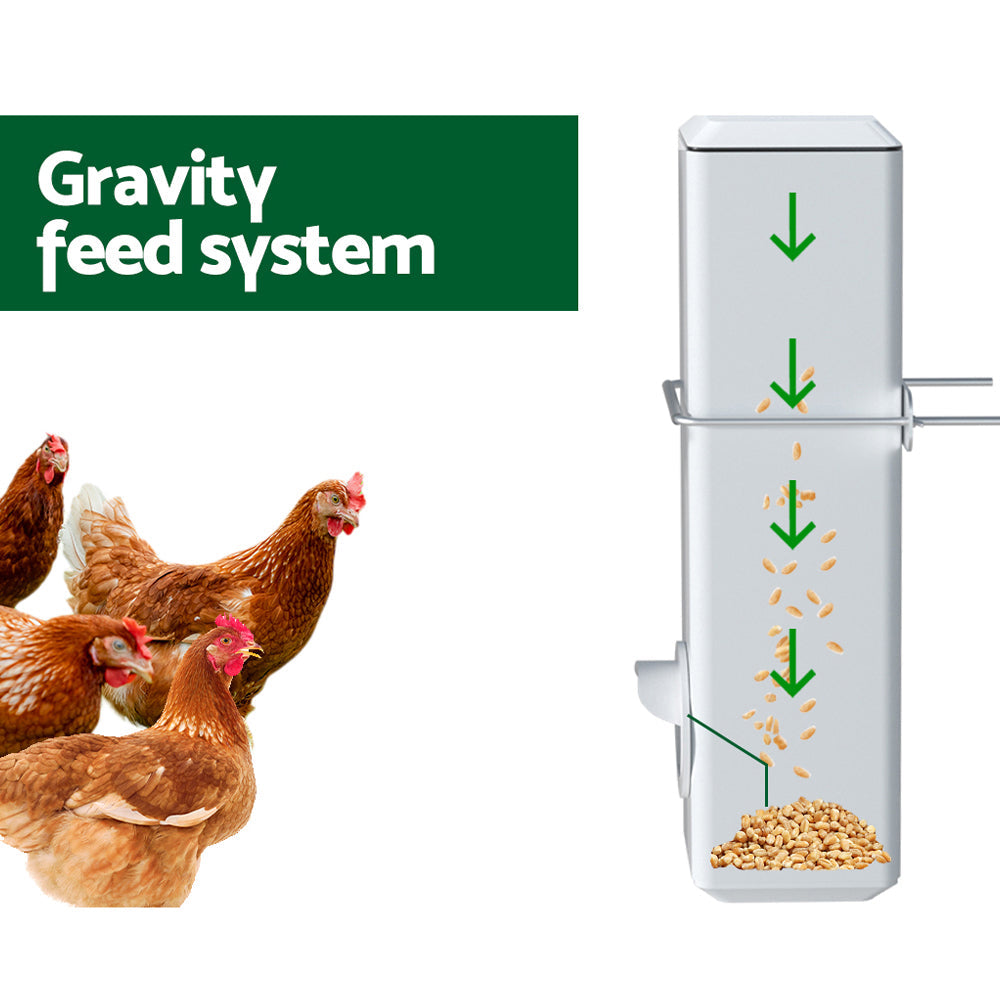 4L Chicken Feeder Water Dispenser with Farm Equipment