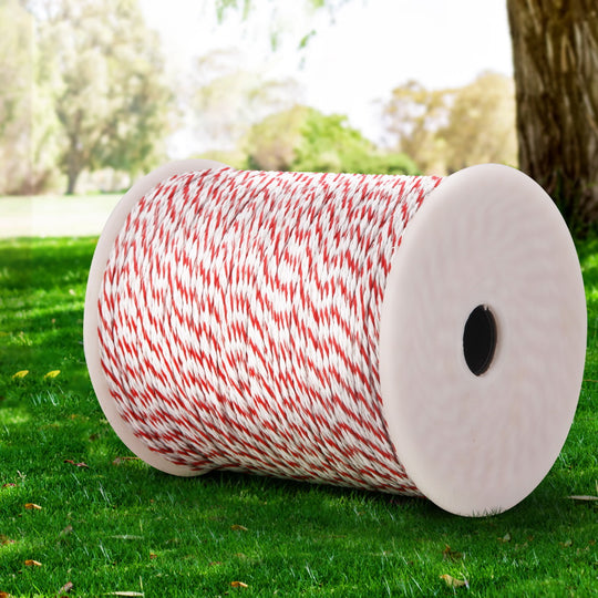 Electric Fence Poly Wire 500M Insulator - Fencing Roll Energiser Stainless