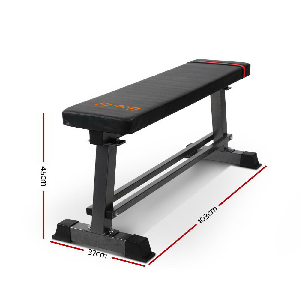 Weight Bench Flat Bench Press Home Gym Equipment 300Kg Capacity