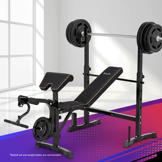 Weight Bench 10 In 1 Bench Press Home Gym Station 330Kg