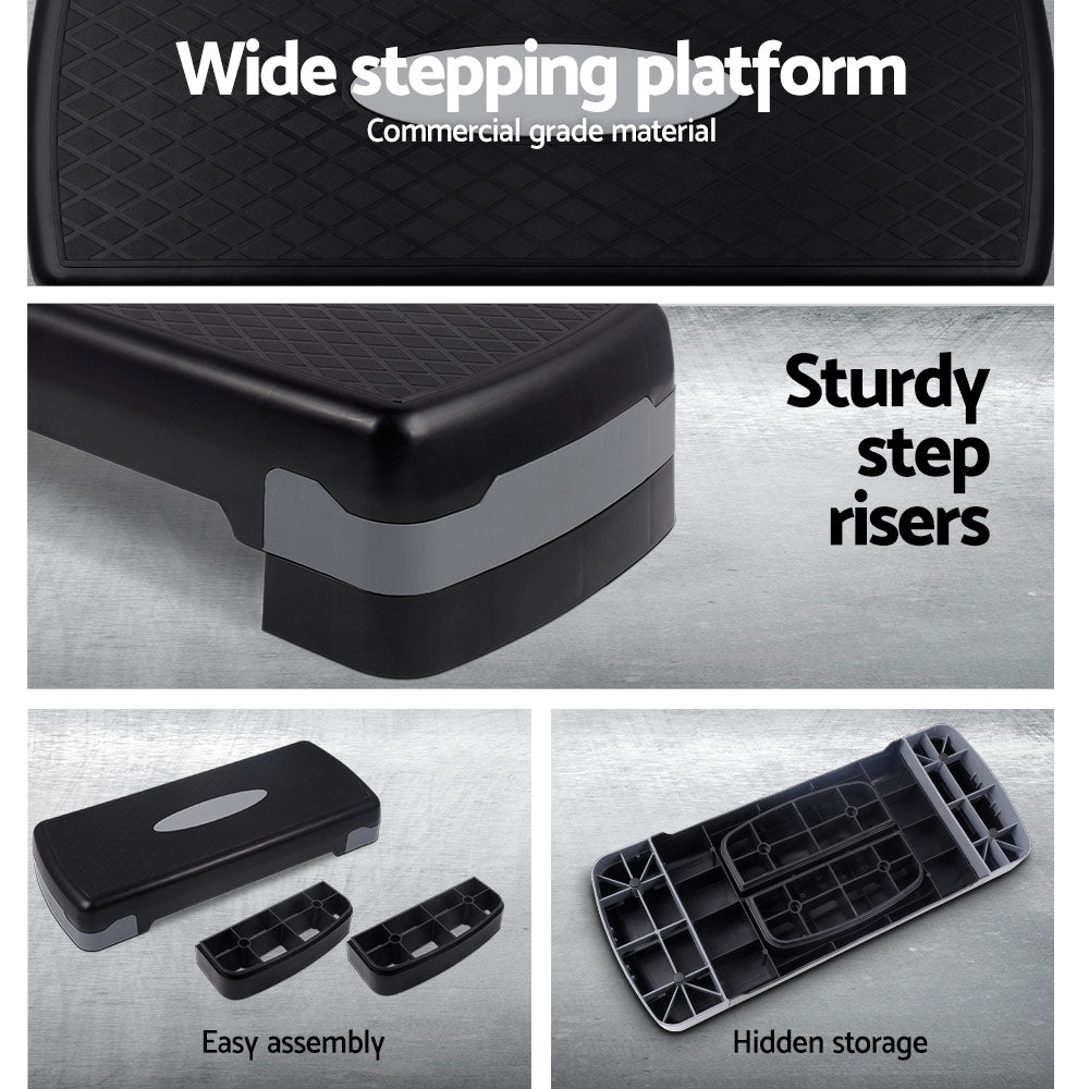 Step Exercise Stepper Steps Home Gym Fitness Block Bench Riser | Gym & Training Step - photo 6