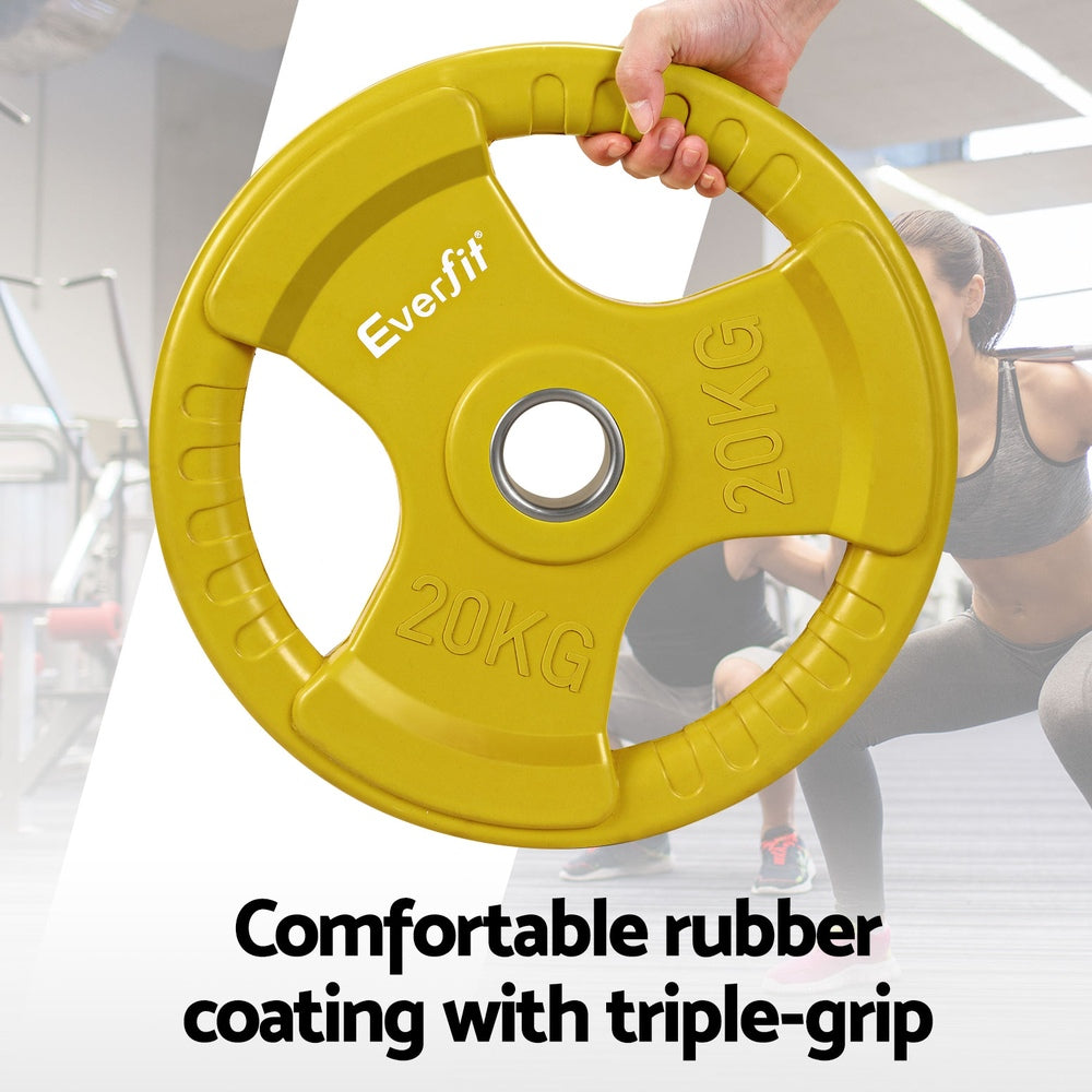 Durable Red 15kg Weight Plates for Home Gym