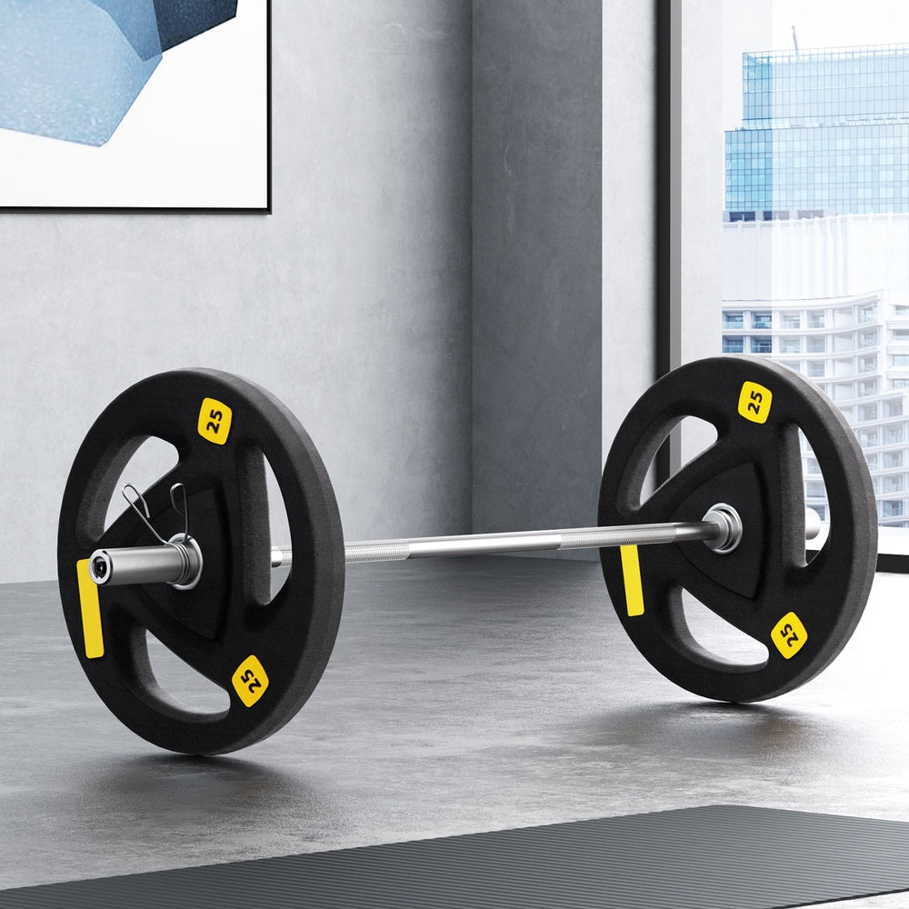 Compact 16kg Dumbbell Barbell Set for Home Gym