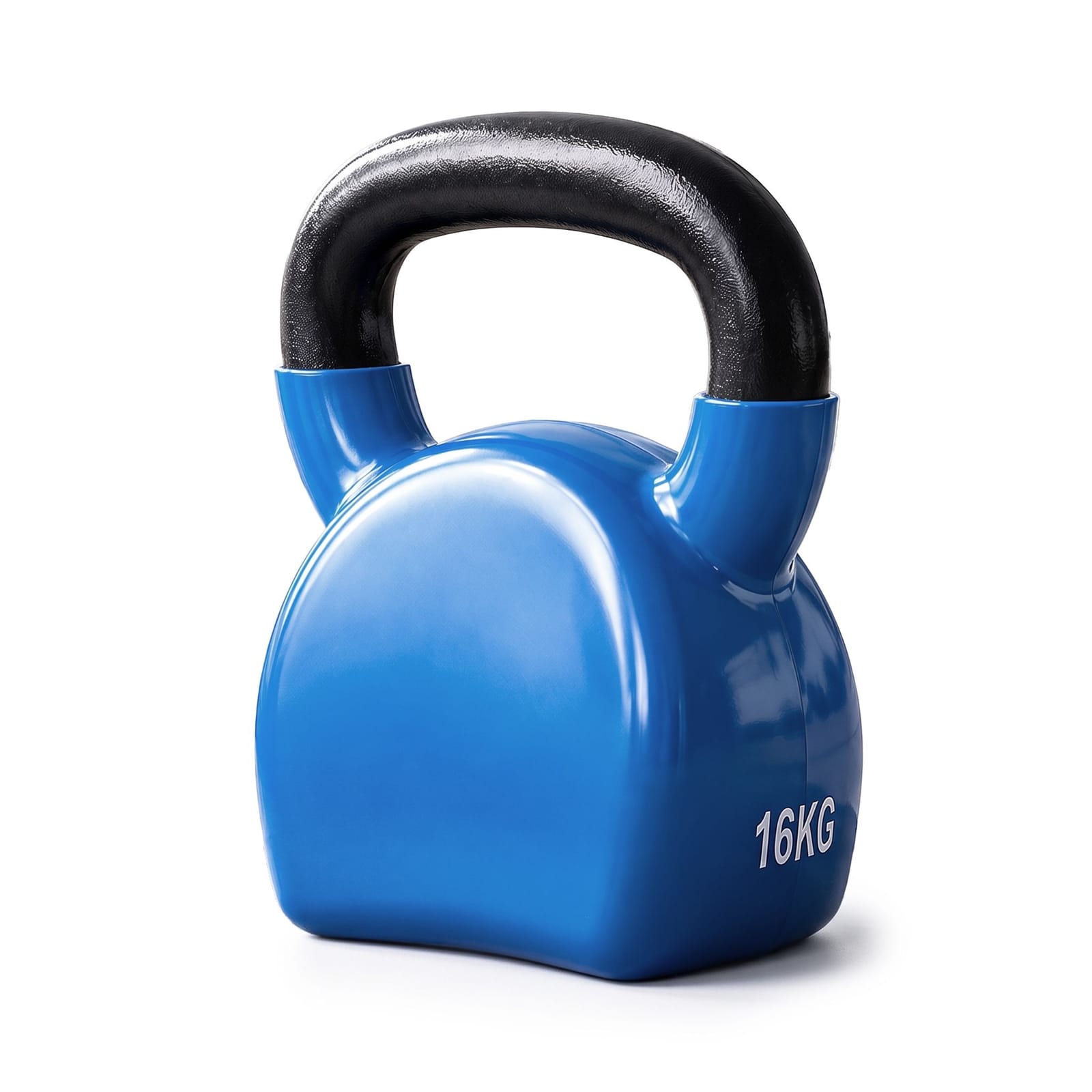 Kettlebell Weight Cast Iron Blue 21x12x27cm