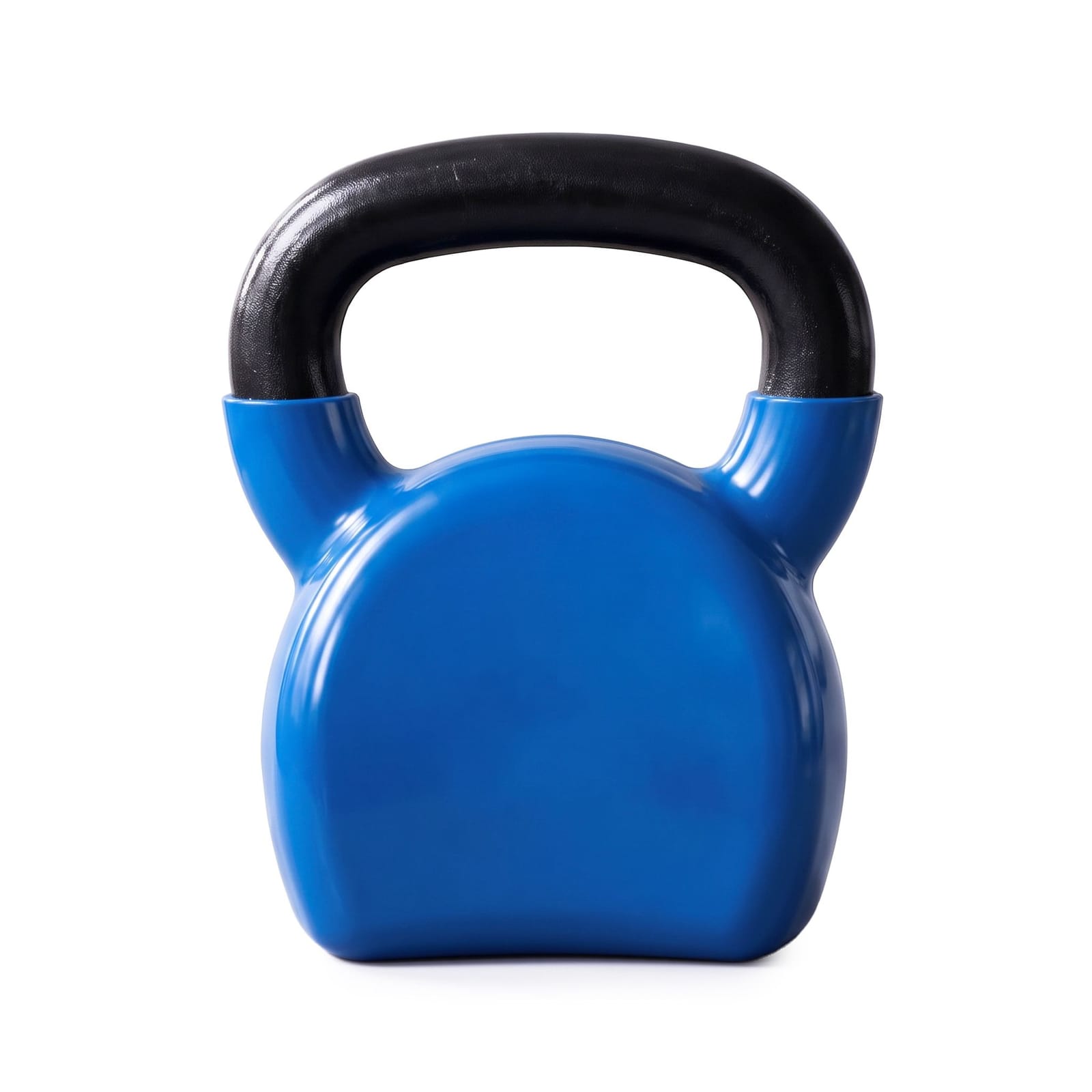 Kettlebell Weight Cast Iron Blue 21x12x27cm