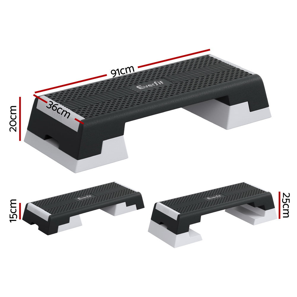 3 Level Aerobic Step Adjustable Stepper for Home Workouts | Gym & Training Step