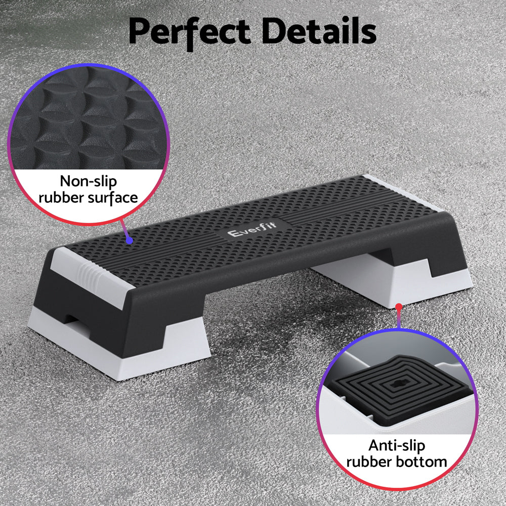 3 Level Aerobic Step Adjustable Stepper for Home Workouts, Gym & Training Step - photo 7