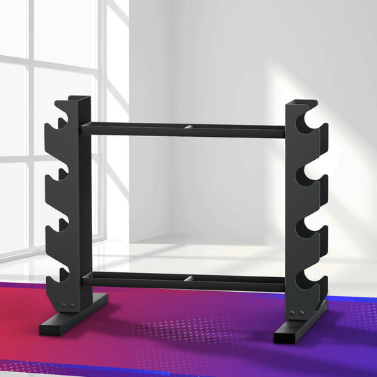 Dumbbells Rack Dumbbell Kettlebell Stand Home Gym Storage 200kg Capacity