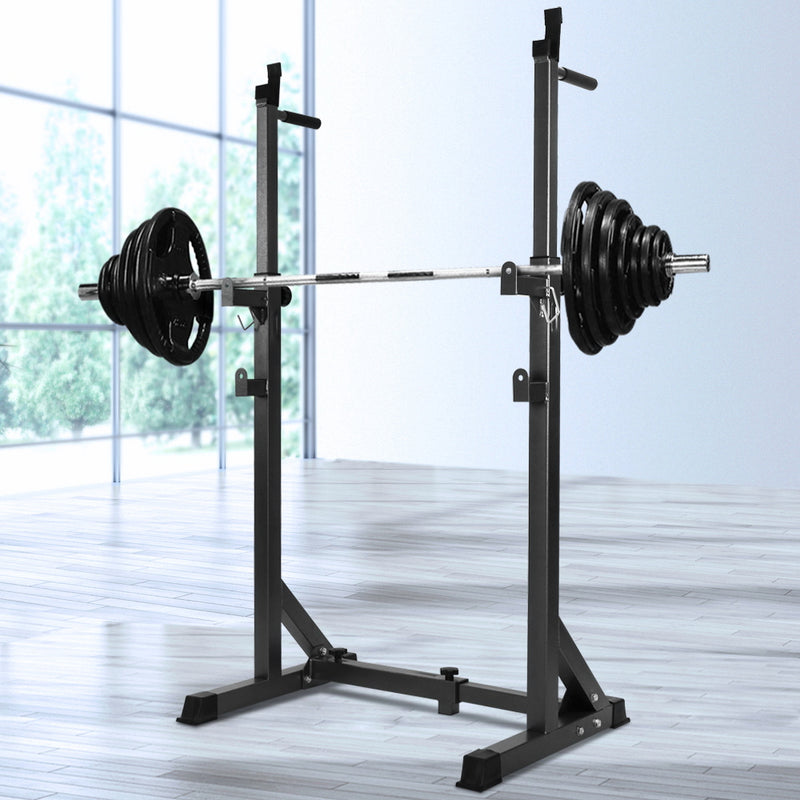 Weight Bench Adjustable Squat Rack Home Gym Equipment 300Kg - Exercise Benches