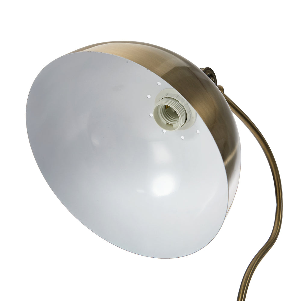 Floor Lamp Standing Light Metal Frame Bronze Finish Indoor Home Decor