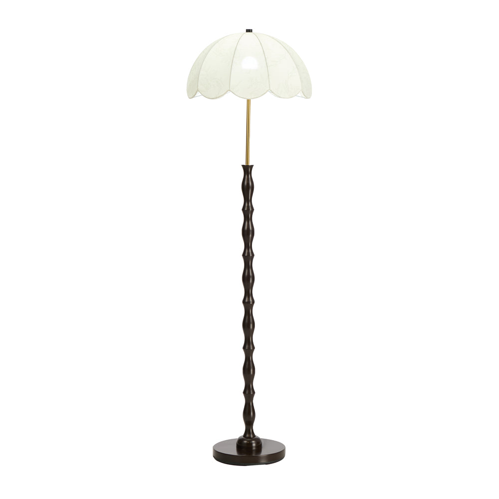 Metal Floor Lamp Fabric Shade 45.5x45.5x160cm