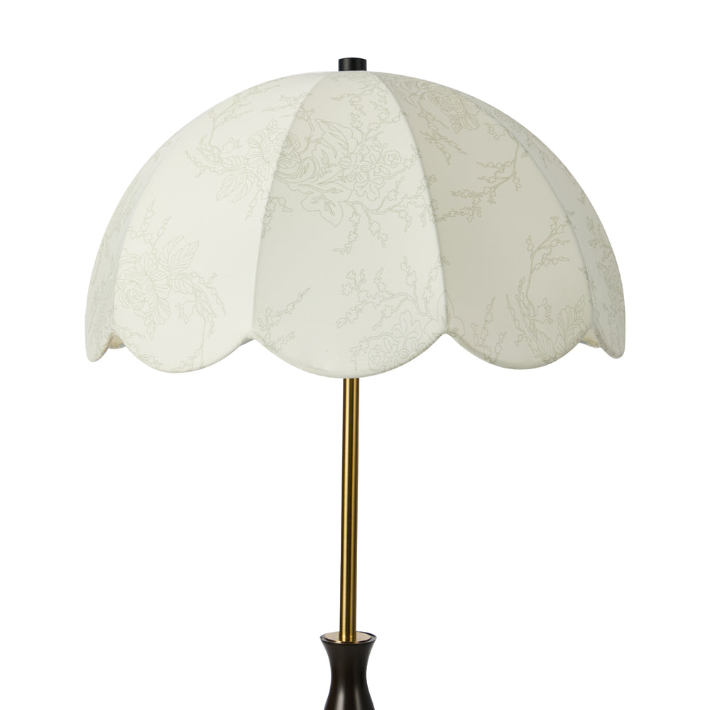 Metal Floor Lamp Fabric Shade 45.5x45.5x160cm