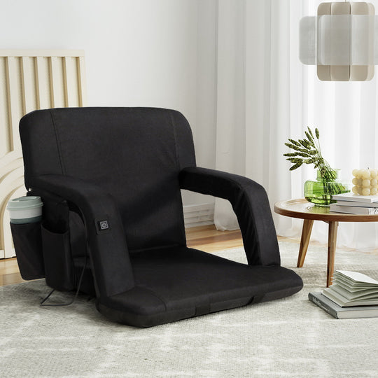 Lounge Sofa Bed With Armrest Heated Floor Couch Folding