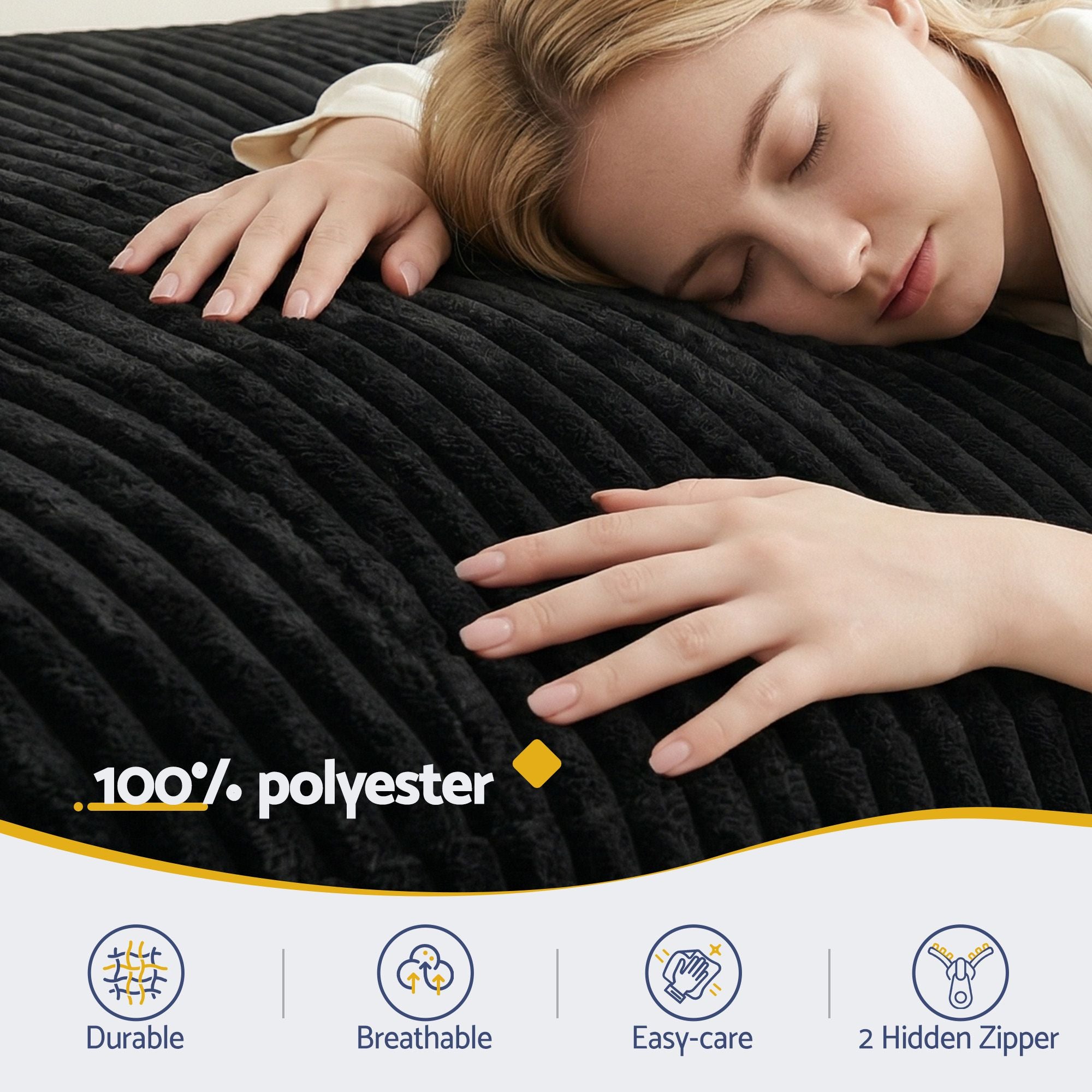 3-in-1 Convertible Bean Bag Floor Chair | Simpledeals