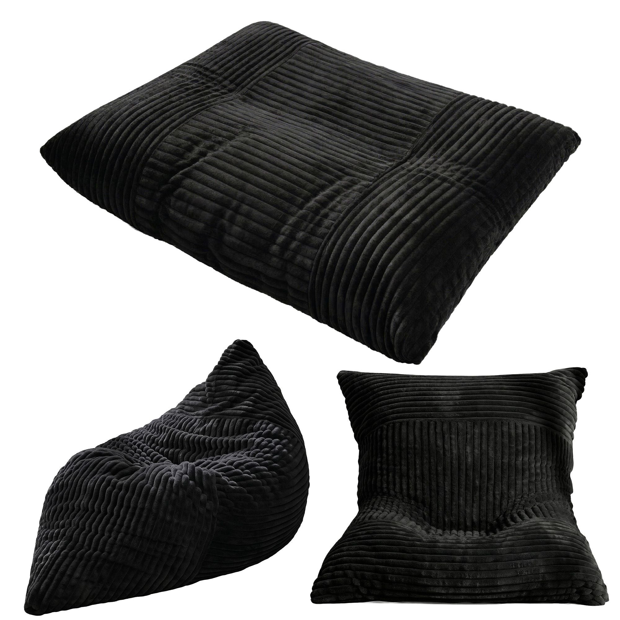 3-in-1 Convertible Bean Bag Floor Chair | Simpledeals