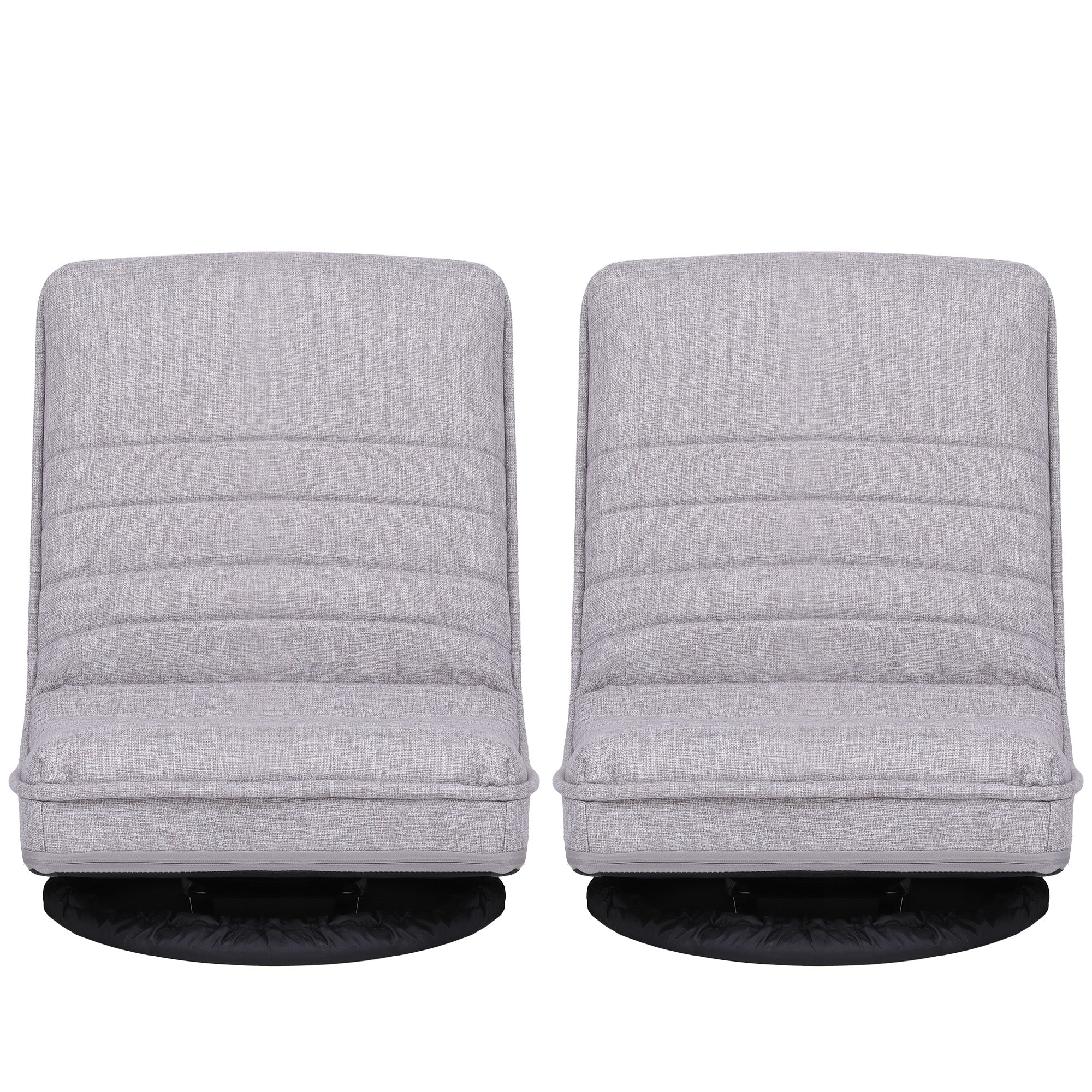 Artiss Floor Chair 360 Swivel Foldable Set 2 | Simpledeals