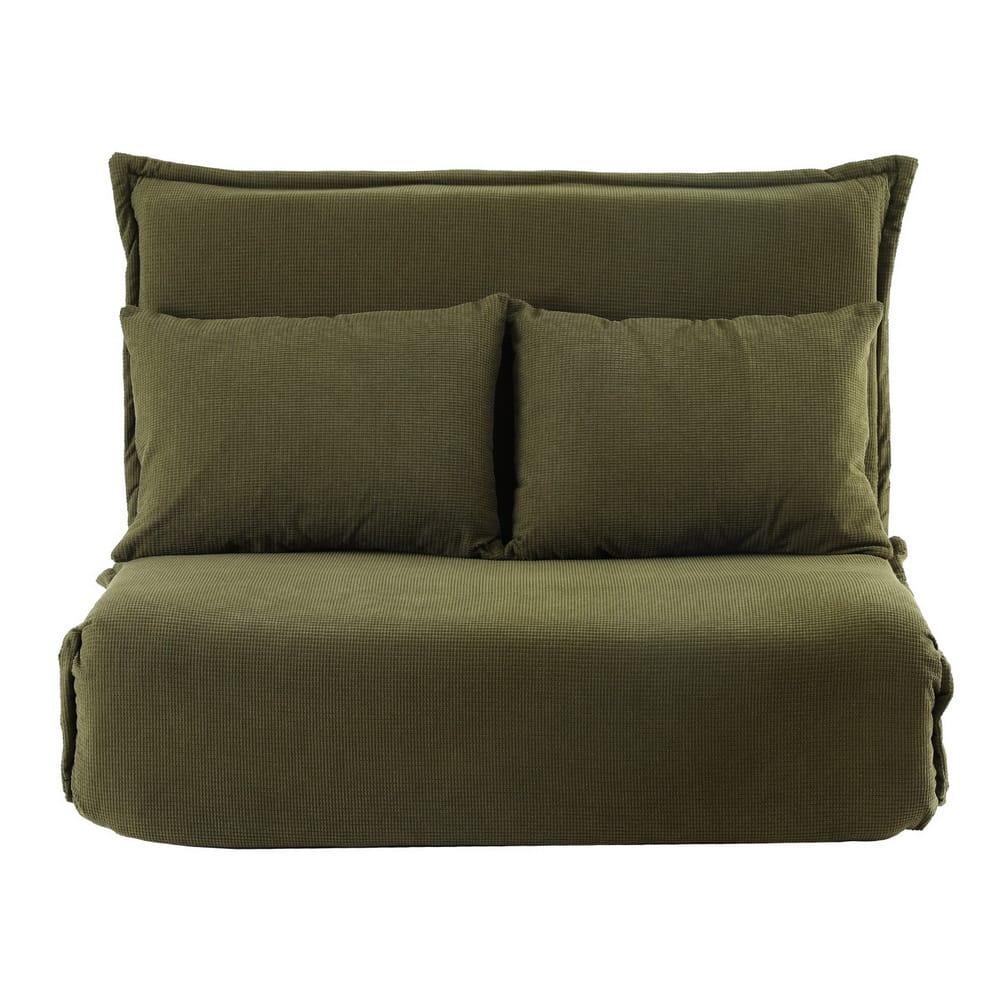 Foldable Lounge Sofa Green 95x73x63cm