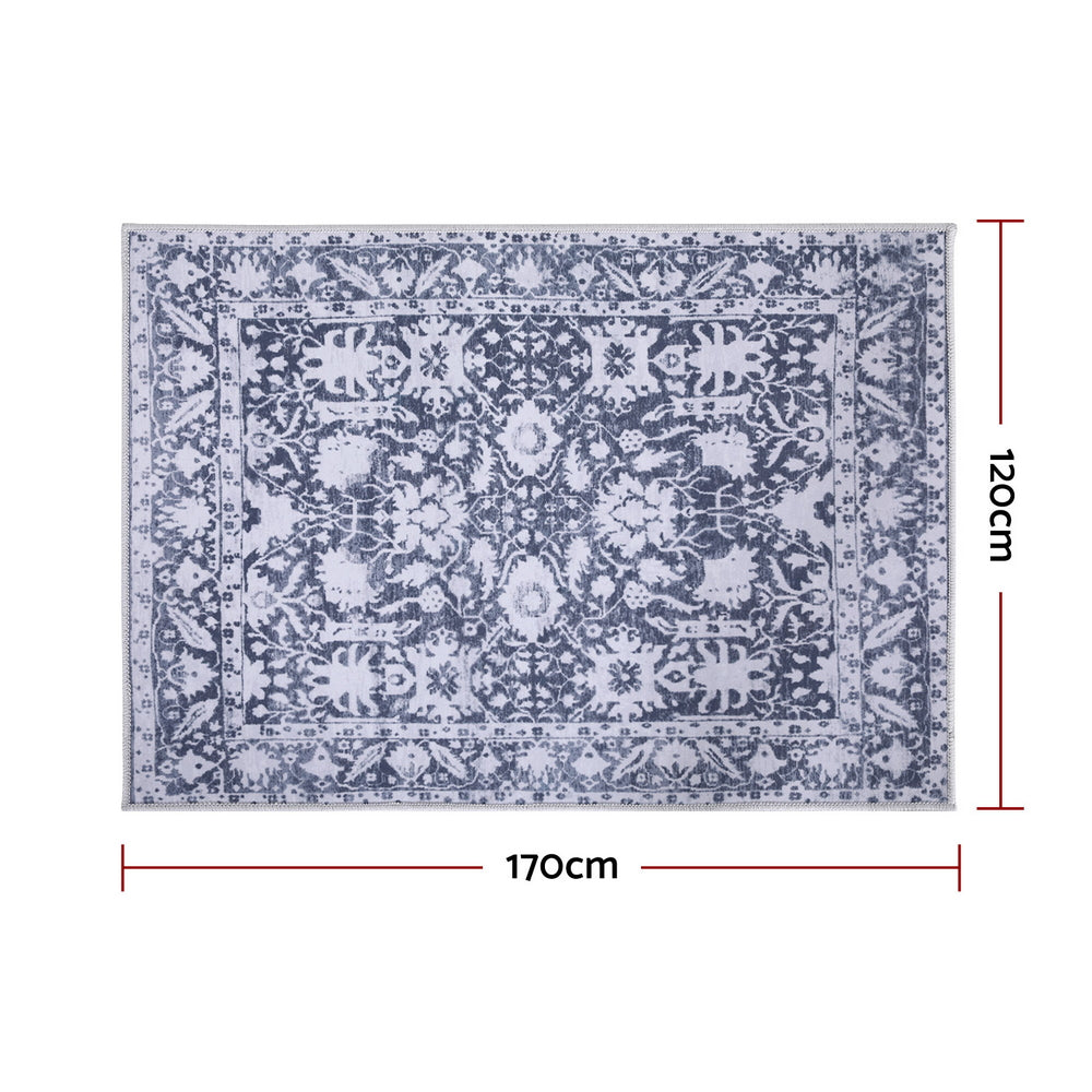 Floor Rugs - Floor Rug 120X170Cm Soft Velvet Washable Modern Area Rug Floor