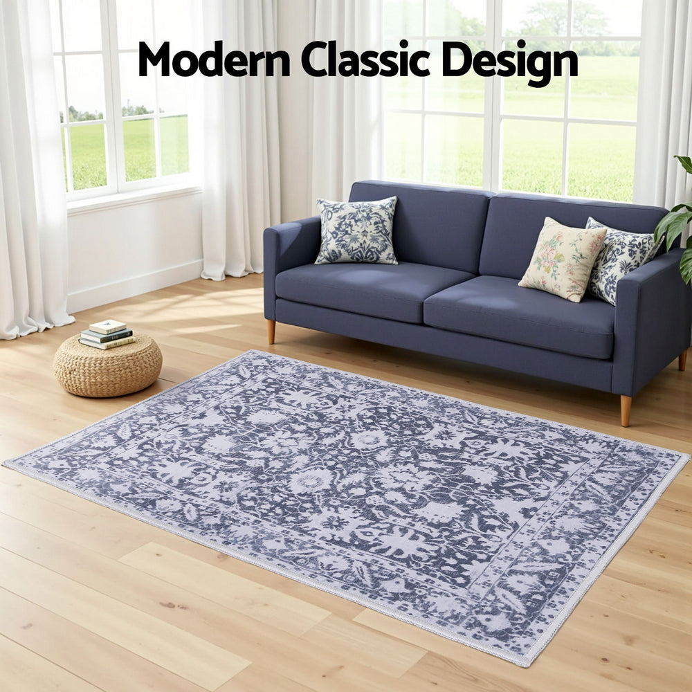 Floor Rug 120X170Cm Soft Velvet Washable Modern Area Rug Floor | Floor Rugs