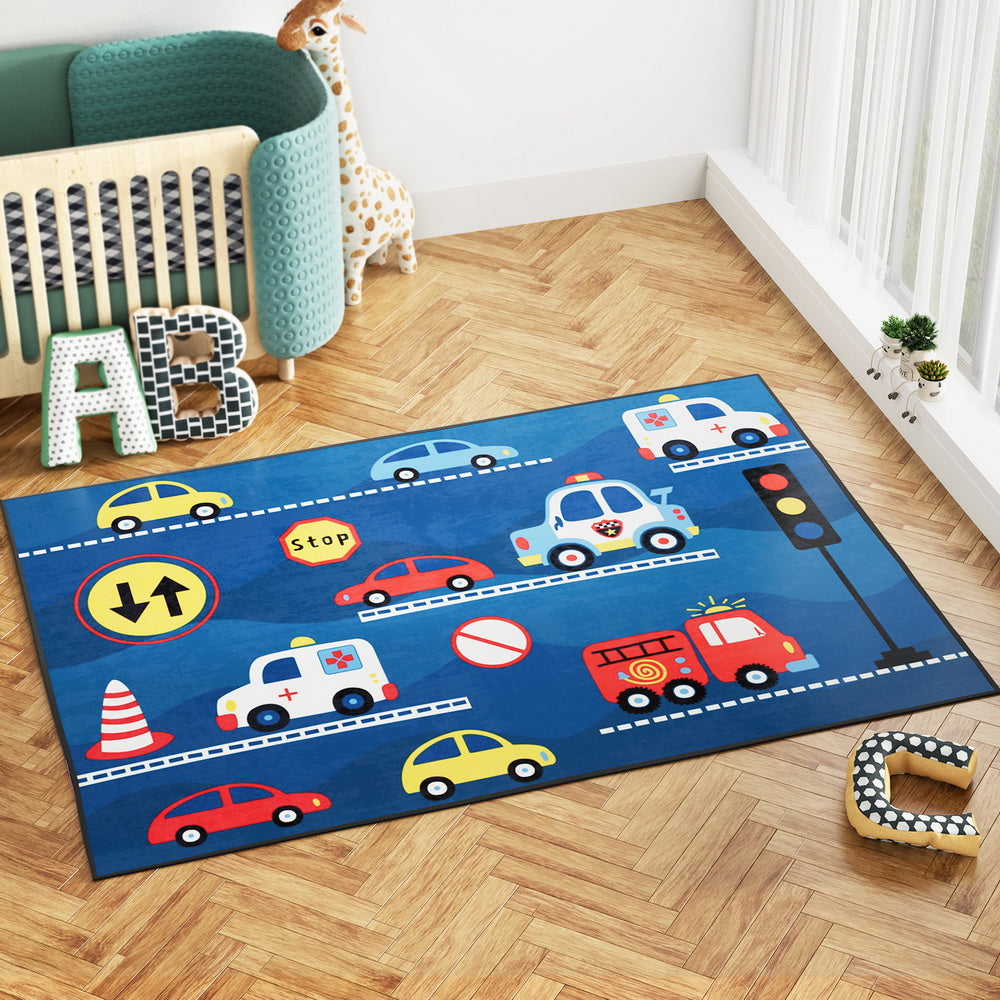 Rug 160x230cm Area Soft Short Pile Kids