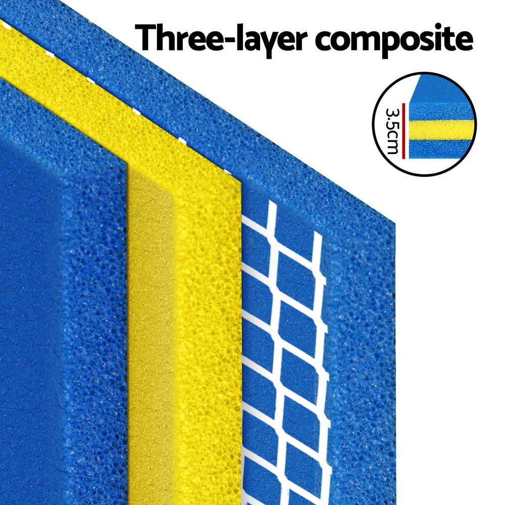 Floating Water Mat 55x180cm Foam Pad Swimming Pool Platform Blue | Pool Toys & Inflatables