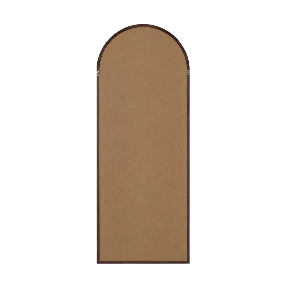 Wooden Full Length Mirror Arched Floor Mirror