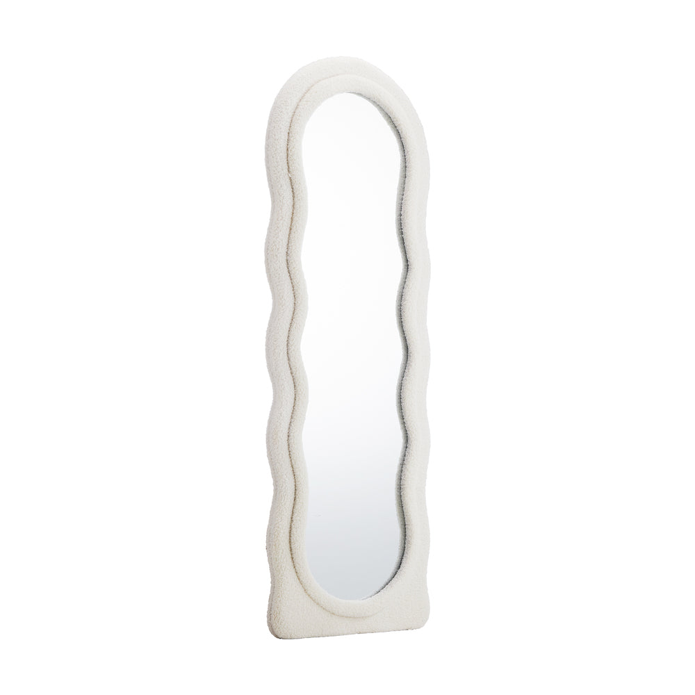 Full Length Mirror 160cm Boucle Frame Floor Mirror