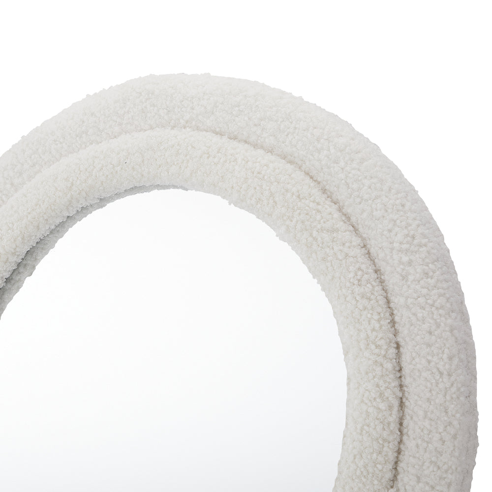 Full Length Mirror 160cm Boucle Frame Floor Mirror