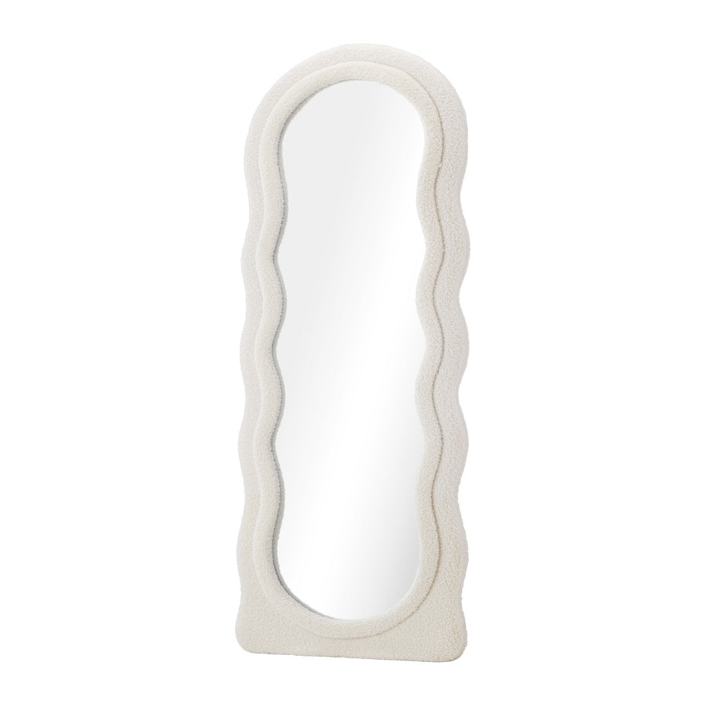 Full Length Mirror 180cm Boucle Floor Mirror | Simpledeals