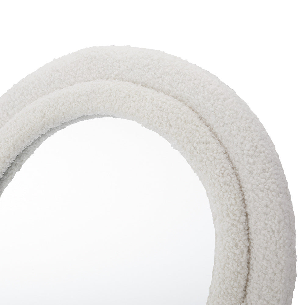 Full Length Mirror 180cm Boucle Floor Mirror | Simpledeals