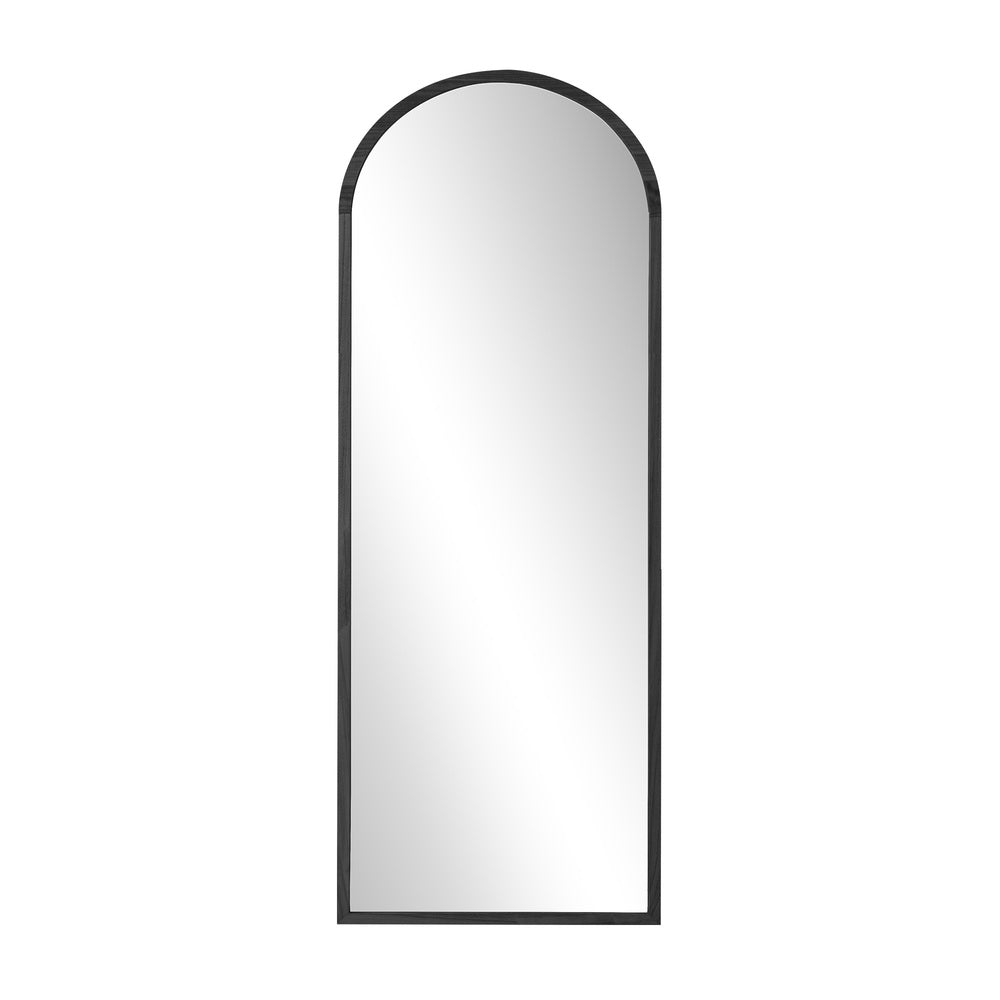 Wooden Full Length Mirror Arched Floor Mirror