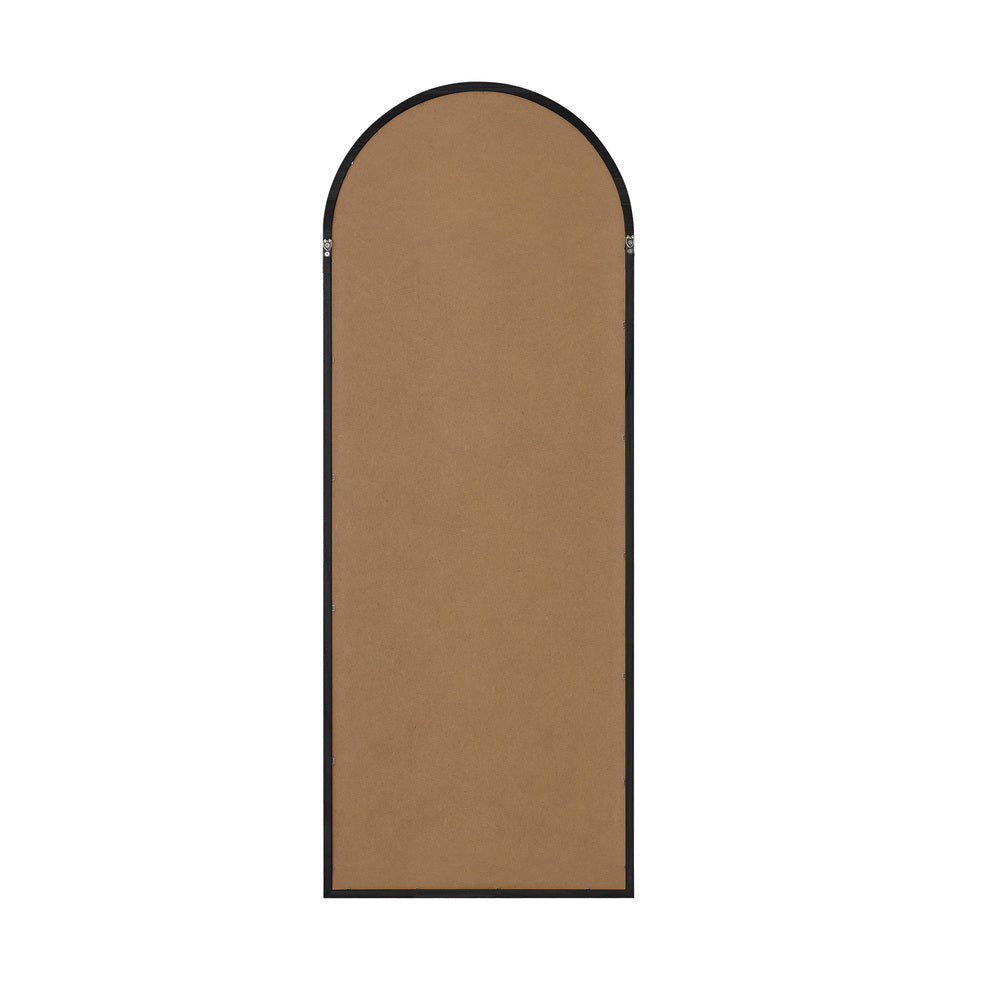 Wooden Full Length Mirror Arched Floor Mirror