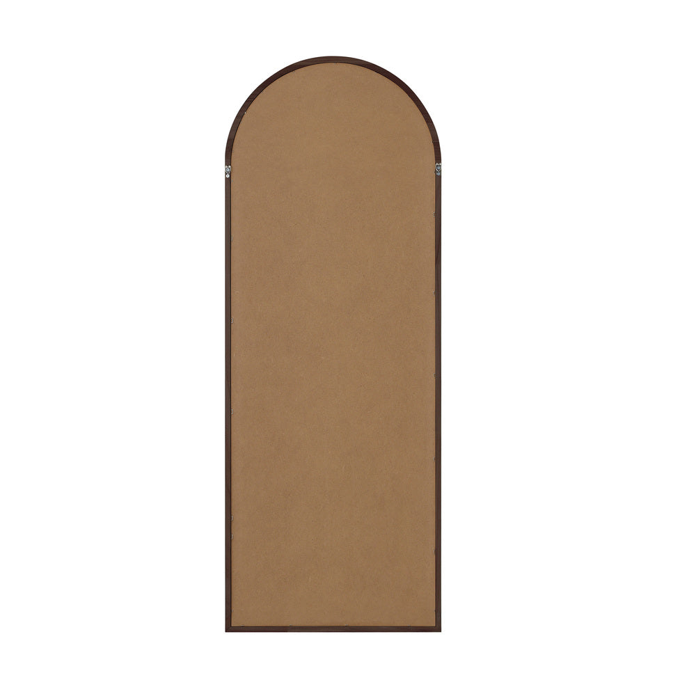 Wooden Full Length Mirror Arched Floor Mirror