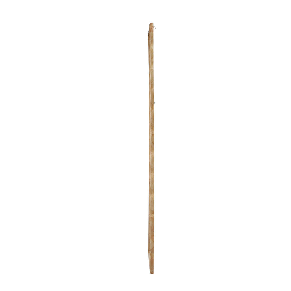 Wooden Full Length Mirror 180x70cm Wavy Floor Mirrors