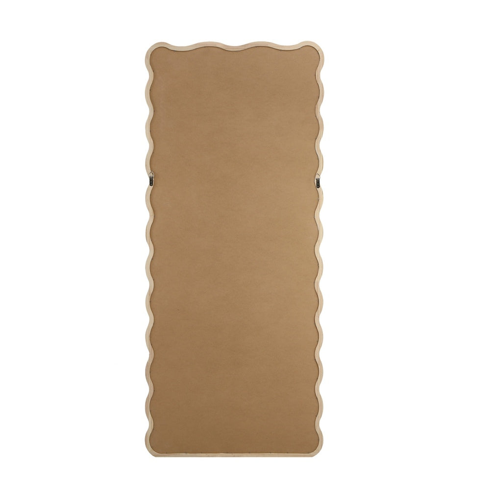Wooden Full Length Mirror 180x70cm Wavy Floor Mirrors
