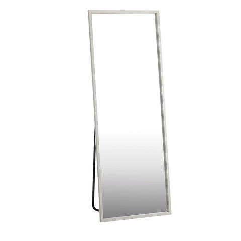 Wooden Full Length Mirror 166x60cm Rectangle White