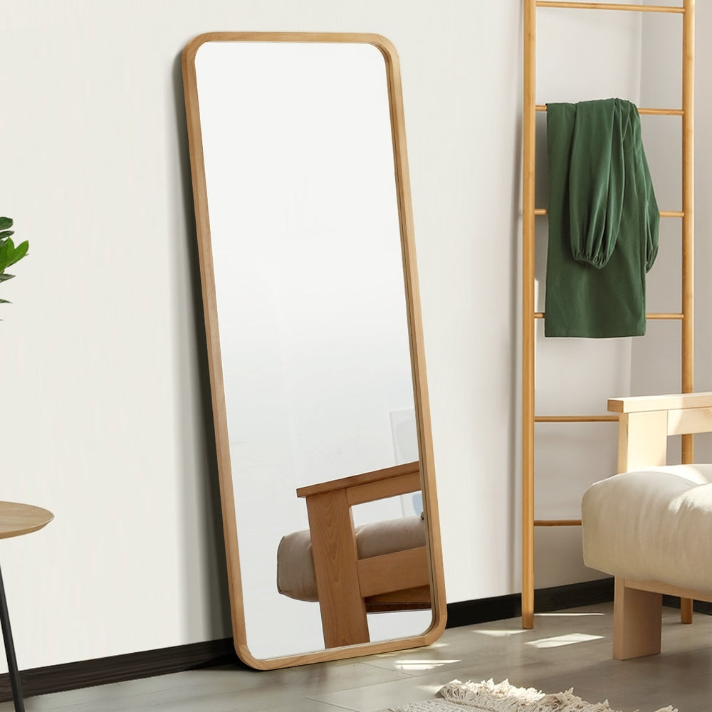 Wooden Full Length Mirror 180x70cm Rectangle Floor Mirrors